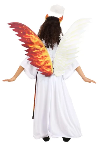 Vista 2 de Disfraz Infantil de Ángel y Diablo Multicolor