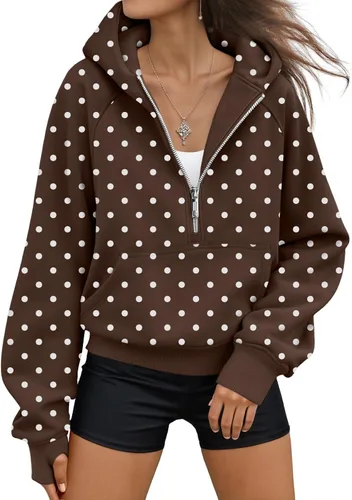 Vista 8 de AUTOMET Sudaderas con capucha de mujer, sudaderas de forro polar para otoño, conjuntos de moda, sudaderas para hacer ejercicio, chaquetas con Verde