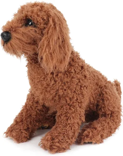 Vista 2 de MY DOG - Choco de caniche de juguete - Animal de peluche prémium para perros - realista y realista