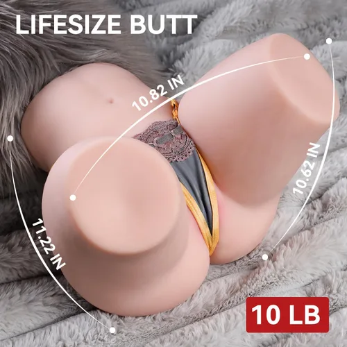 Vista 7 de Muñeca Sexual Realista Femenina Realista con Trasero Grande y Gordo de Doble Canal Nalgas y Vagina Juguetes Sexuales para Adultos para Hombres