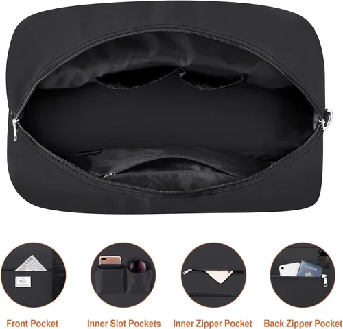 Vista 165 de IBFUN Bolsas de fin de semana para mujer, bolsa grande de lona para viaje, bolsa de viaje con compartimento para zapatos, 21 pulgadas, juego de 3