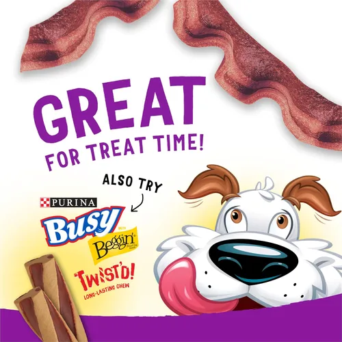 Vista 4 de Purina Beggin' Tiras con Carne Real de Golosinas para Perros con Sabores a Tocino y Carne