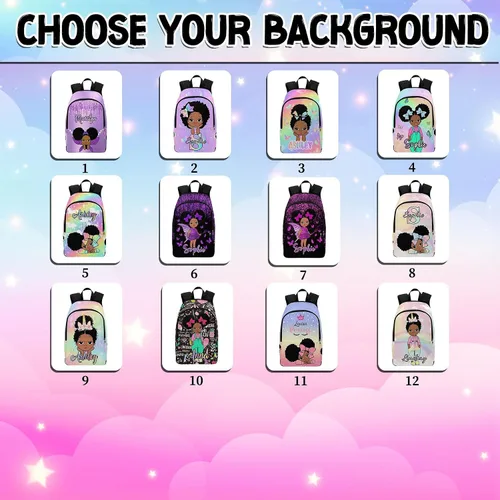 Vista 238 de Texto personalizado Elefante desgaste gafas mochila mochila mochila casual Daypack bolsa para mamá niñas, color86-4, Mochilas Daypack