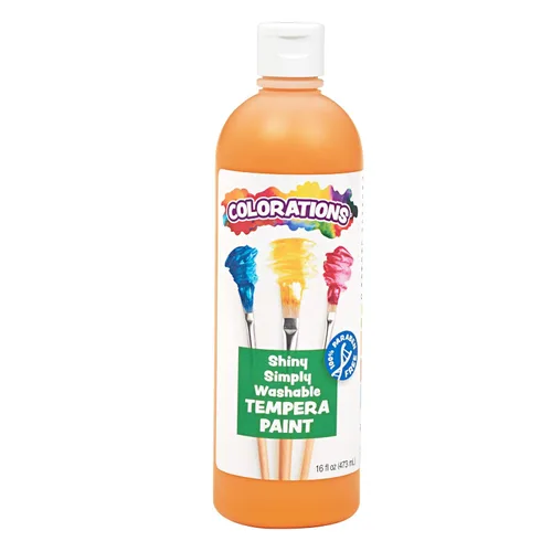 Vista 10 de Colorations Pintura lavable con efecto metálico, 16 onzas líquidas, juego de 8 colores, no tóxica, vibrante, audaz, pintura para niños