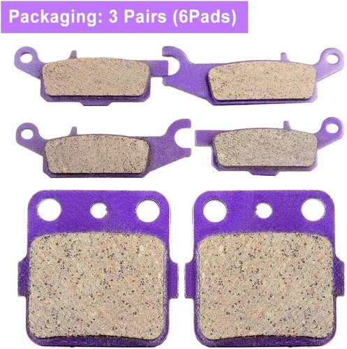 Vista 7 de ECCPP Pastillas de freno para Yamaha Raptor 250 YFM250R 2008-2012, Yamaha Raptor 250 YFM250RSP Special Edition, FA444 FA443 FA84 Pastillas de freno