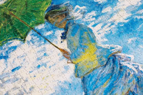 Vista 5 de Today is Art Day - Claude Monet - Mujer con sombrilla - Puzzle - 1000-pieza