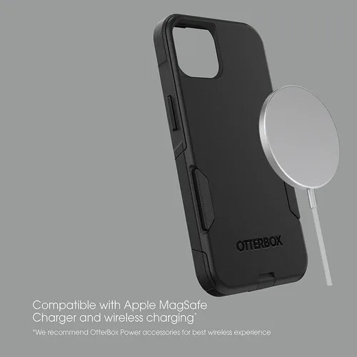 Vista 6 de OtterBox Commuter Series - Funda para iPhone 13 (solamente), embalaje no minorista, color negro