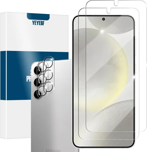 Vista 8 de Protector de pantalla para Galaxy Z Flip 4 5G + protectores de lente de cámara, [2+2 unidades] Protector de pantalla de cobertura completa