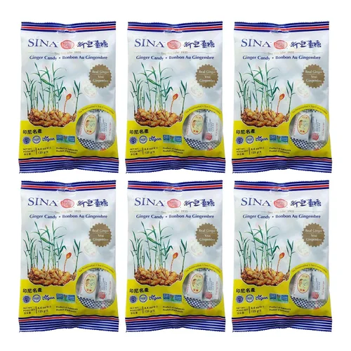 Vista 8 de Z. Emma Ting Ting Jahe Sina - Caramelo de jengibre 4.4 onzas (4.4 onzas, 2 unidades)