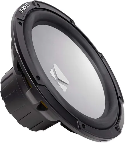 Vista 4 de KICKER 45KMF122 - Subwoofer marino para barco de 12 pulgadas y 350 vatios con rejilla LED de carbón KMF12