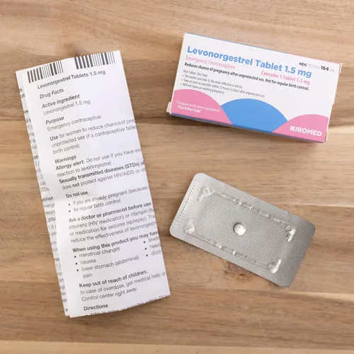 Vista 5 de Xiromed Píldora anticonceptiva de emergencia para mujeres (paquete de 6) – Tableta de levonorgestrel de 1.5 mg – Reduce la probabilidad de embarazo