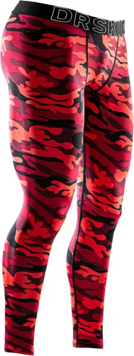 Vista 27 de DRSKIN Men’s Compression Pants (5/4/3 Pack) Quick Dry Tights Leggings Sports Baselayer Running Gym Workout Negro