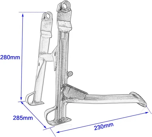 Vista 7 de MaNboc Soporte central para motocicleta compatible con Kawasaki Versys X300 X-300 X 300 2017-2022 2021