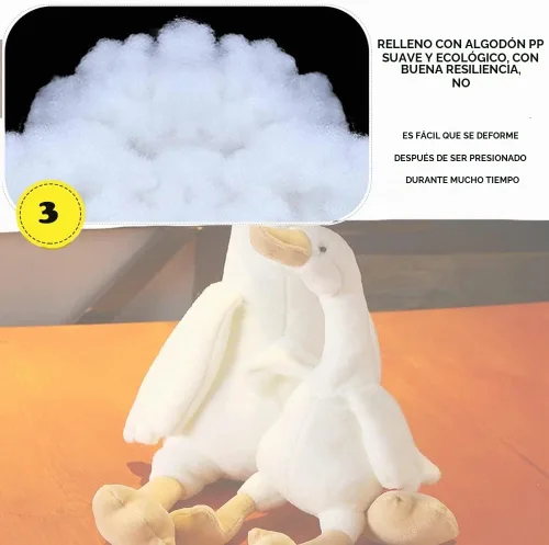 Vista 4 de 3 piezas de animales de peluche de cisne de 15.7 pulgadas