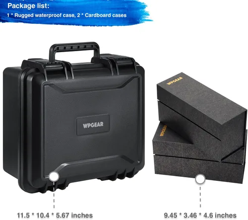 Vista 7 de WPGEAR Cajas de Almacenamiento Toploader Impermeables para Portadores de Tarjetas Rígidas de 3" x 4" 35PT, Juego de Estuche para Tarjetas
