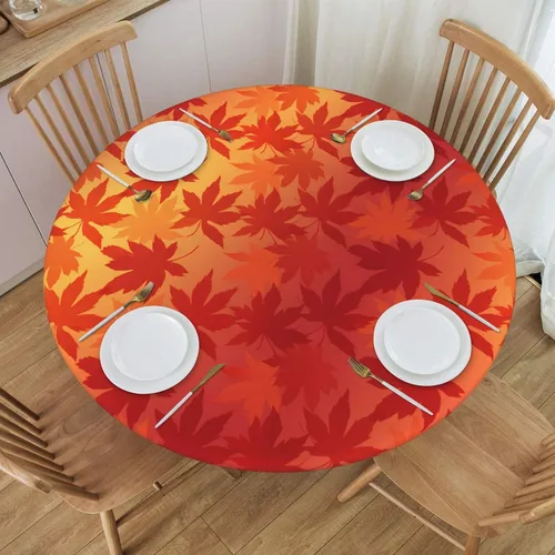 Vista 50 de Decorative Round Tablecloth Fitted Elastic 26" - 30" Butterfly Waterproof Table Cloth Cover Stretch Table Pad Cover for Parties Weddings Banquet
