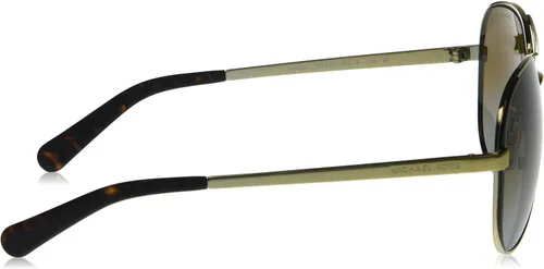Vista 3 de Michael Kors Chealsea mujeres gafas de sol M5004 1014T5 oro aviador polarizado 2323in