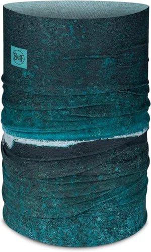 Vista 21 de BUFF CoolNet UV Polaina para el cuello, Protección solar UPF 50, Transpirable, Versátil, Mascarilla de secado rápido, Negro y Azul, Talla para Lazs