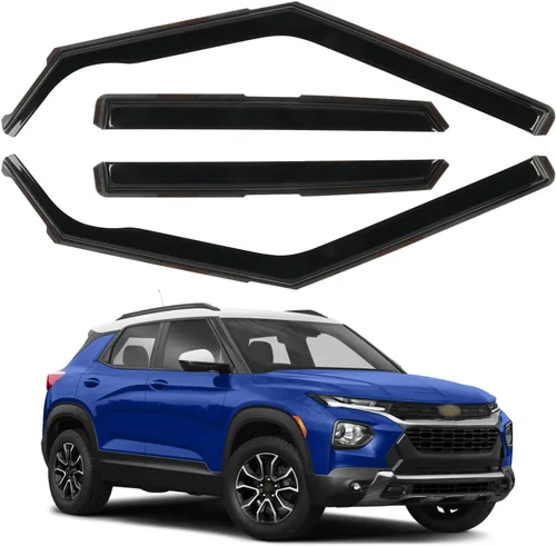 Vista 27 de Protector de lluvia apto para GMC Terrain 2010-2017, deflector de visera de ventana lateral de montaje exterior, protector de sombra de ventilación