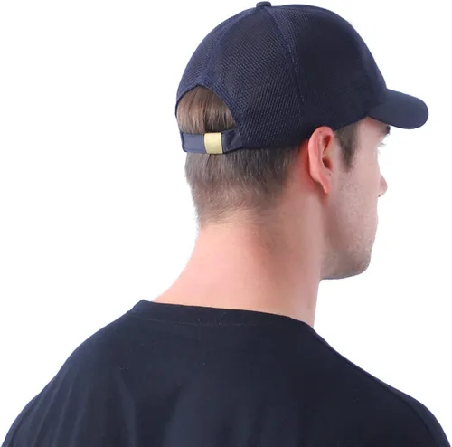 Vista 7 de KCZAKA Gorra de béisbol de ala corta de secado rápido unisex de malla trasera transpirable Snapack Trucker Gorras ajustables de árbitro SS115