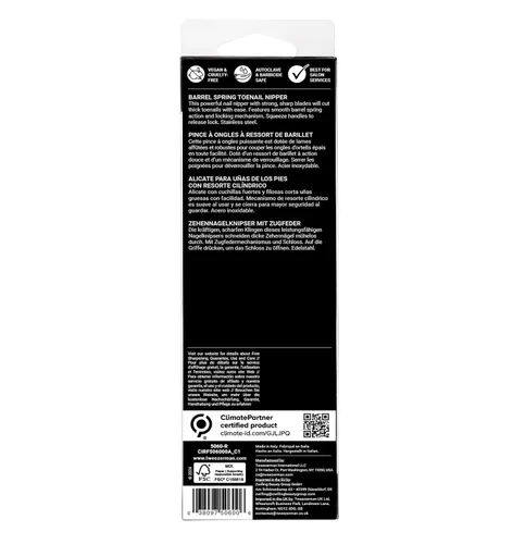 Vista 7 de Tweezerman LTD - Pinza de uñas de acero inoxidable con resorte de barril