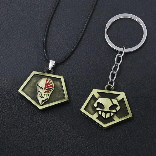 Vista 4 de FunBoat Ichigo Soul Reaper - Llavero de máscara hueca Kurosaki, regalo de Navidad para niños, niñas, adolescentes, mujeres y hombres