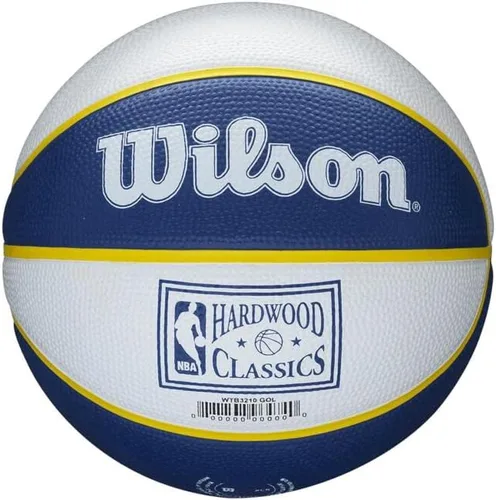 Vista 7 de Wilson NBA Team Retro Mini Balones de Baloncesto - Tamaño Mini - 3" Golden State Warriors