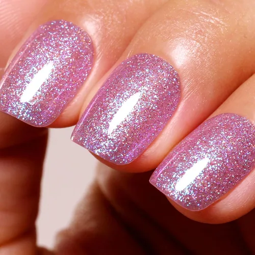 Vista 28 de Esmalte de Uñas en Gel con Purpurina, Esmalte de Uñas en Gel con Purpurina Rojo Sangre Brillante con Destellos, Esmalte de Uñas en Gel con Purpurina