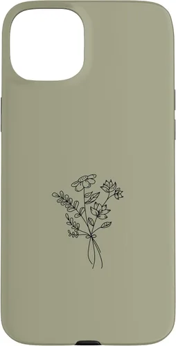 Vista 9 de Funda para iPhone 16 Wildlfower Floral Flower Khaki