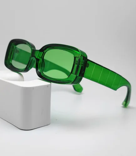 Vista 5 de Mriendao Y2K - Lentes de sol rectangulares de moda para mujeres y hombres, estilo retro de los años 90, color rojo, rosa, verde, montura cuadrada