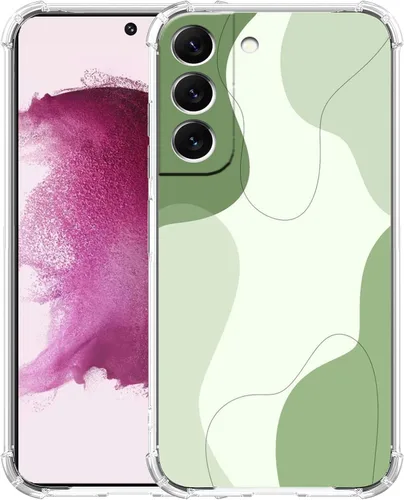 Vista 47 de Funda de collage estético para Samsung Galaxy S21, patrón de citas positivas, funda de TPU suave de moda compatible con Galaxy S21