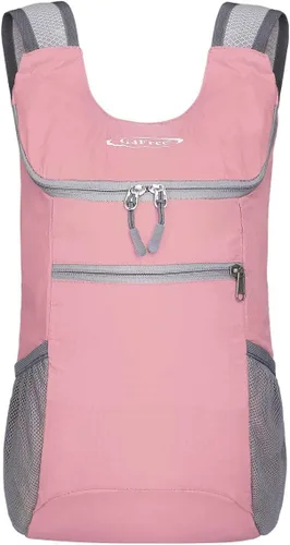 Vista 9 de G4Free, mochila pequeña y plegable, liviana y casual, para ir de camping o para exteriores, para adultos y niños (11 L)