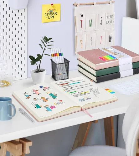 Vista 7 de Ansopu Cuaderno de puntos, 360 páginas numeradas, cuadrícula de puntos, de 8.5 x 11 pulgadas, papel de punto de 3.53 oz/m², tapa dura gruesa