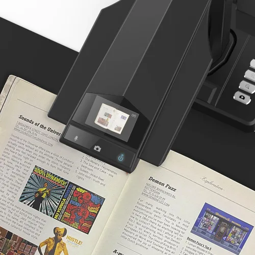 Vista 5 de CZUR Escáner profesional de documentos ET18 Pro, tecnología de aplanamiento automático y corrección de inclinación de 2ª generación, cámara HD de 18