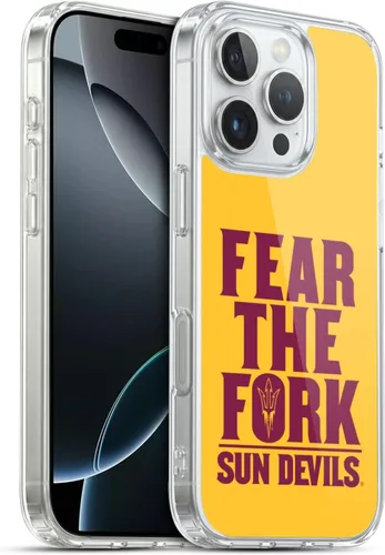 Vista 114 de Head Case Designs Funda de gel ASU Camou con licencia oficial de la Universidad Estatal de Arizona [protección de grado militar] compatible