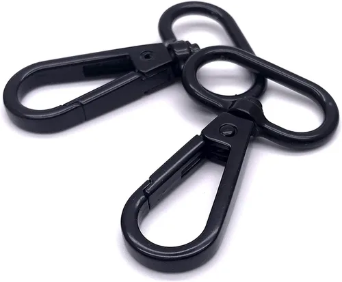 Vista 15 de Cierres giratorios de langosta de 1 pulgada ganchos giratorios 15 clips giratorios de metal de 1 pulgada para puerta de empuje de 1 pulgada