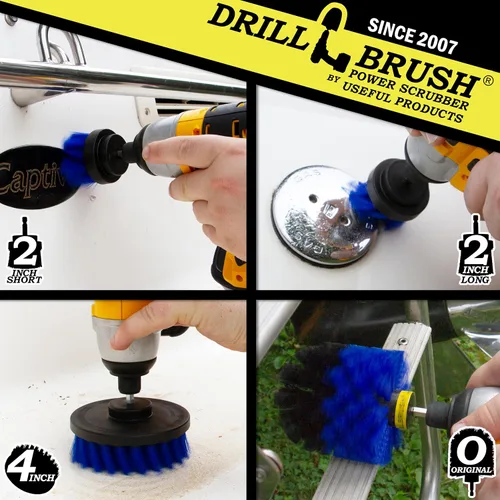 Vista 2 de Suministros de limpieza marina, kit de cepillos para un barco limpio, accesorios para barcos, juego de herramientas de limpieza de tanques, juego