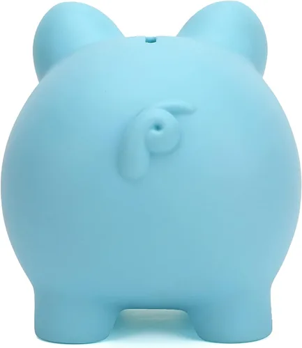 Vista 3 de Lindo Banco de Ahorro en Forma de Cerdo, Banco de Monedas para Niños y Niñas, Banco de Dinero de Plástico a Prueba de Rompimiento para Niños, Tarro