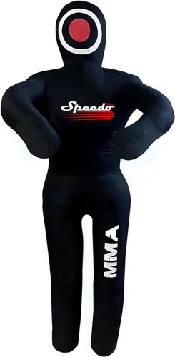 Vista 7 de MMA Grappling Dummy Brasileño JIU Jitsu BJJ Saco de boxeo para defensa personal, lucha libre, judo, karate, boxeo, lanzamiento, posición de pie, sin