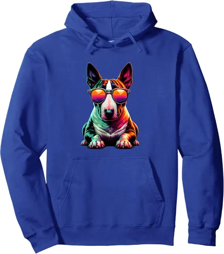 Vista 4 de Sunglasses Bull Terrier English Bull Terriers Bullie Dog Pullover Hoodie