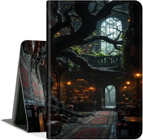Vista 32 de DEGDFSGR Funda para tablet Amazon Fire HD 10 10 Plus (13ª/11ª generación 2023/2021) con soporte ajustable, apagado y encendido automático