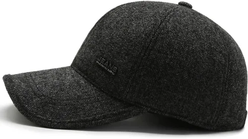 Vista 3 de Gorra de béisbol para hombre, gorras de invierno para circunferencia de cabeza 22.0-23.6 in