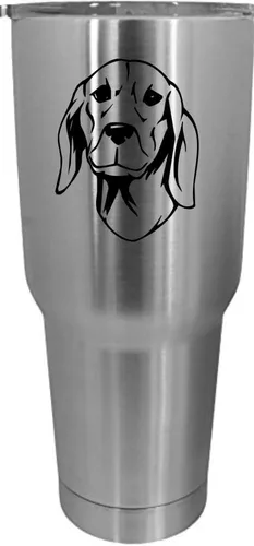 Vista 448 de Cairn Terrier - Vaso grabado con temática de perro, 30 onzas