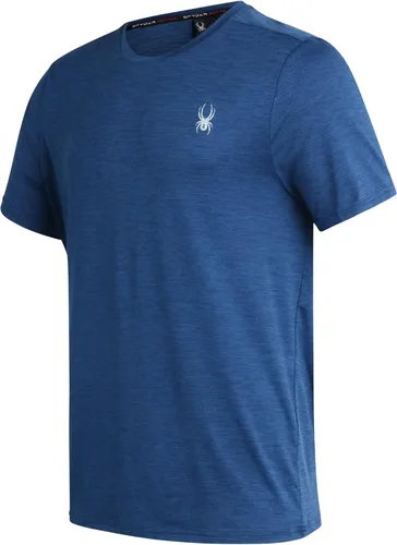 Vista 3 de Spyder Camiseta deportiva para hombre, paquete de 2 camisetas deportivas de manga corta de ajuste seco (S-XL)