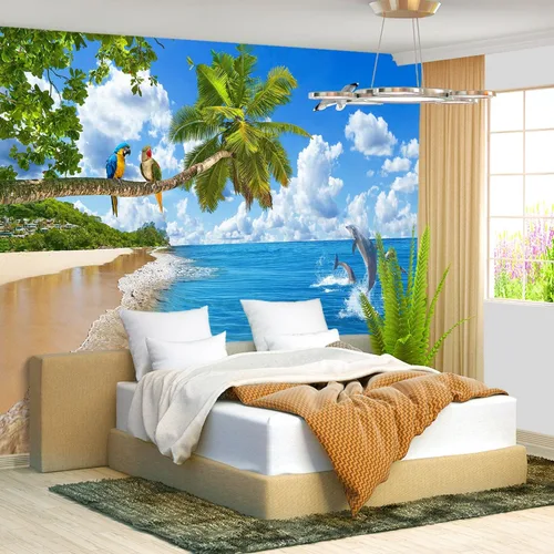 Vista 32 de Papel tapiz espacial 3D para dormitorio, murales de pared extra grandes para sala de estar, 151 x 105 pulgadas (no se puede despegar ni pegar)