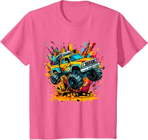 Vista 61 de Monster Trucks Are My Jam - Camiseta Monster Truck, Negro