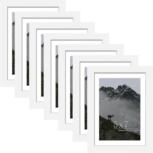 Vista 10 de Picrit Marco negro para póster de 24 x 34 pulgadas, paquete de 7 unidades, para fotos de 20 x 30 pulgadas con paspartú o de 24 x 34 pulgadas sin