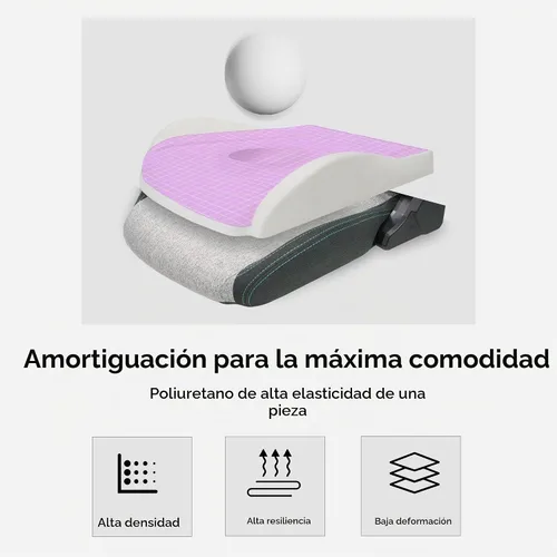 Vista 7 de Silla para juegos con reposabrazos ajustables 4D, reclinable de 155° y capacidad de 320 libras, silla ergonómica de computadora de respaldo alto