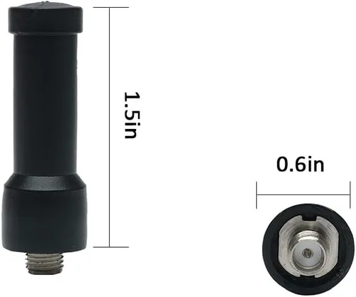 Vista 3 de Antena hembra UHF 400-470MHz SMA para BaoFeng BF-888S Arcshell AR-5 AR-6 AR-7 Paquete de 6