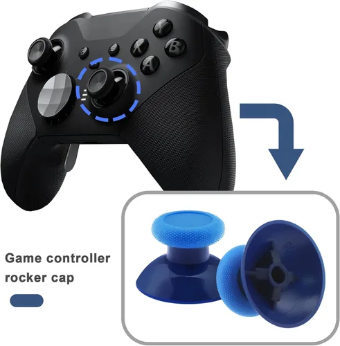 Vista 2 de eMagTech 5 pares de palancas compatibles con Xbox One compatibles con Xbox Series XS, botones analógicos, reemplazo de joystick